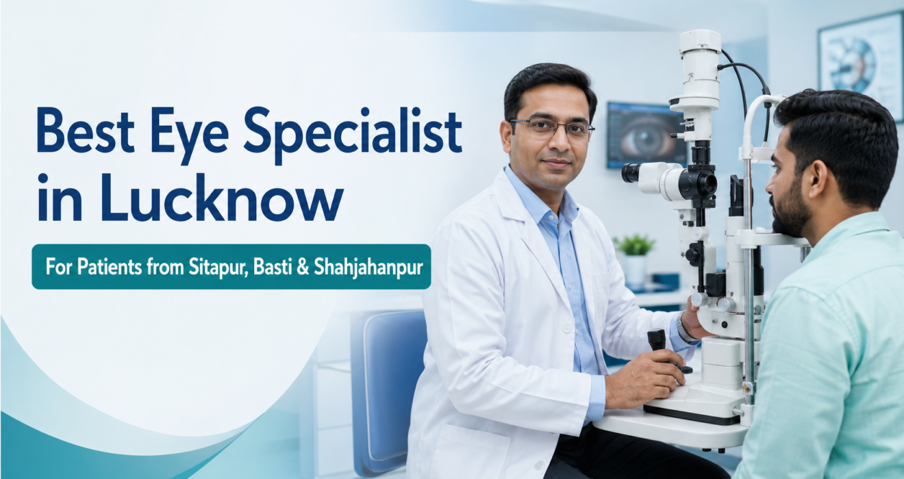 Best Eye Specialist in Lucknow for patients from Sitapur, Basti and Shahjahanpur